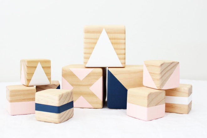 wooden stacking blocks baby