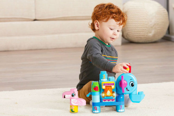 LeapBuilders Wild Animals interactive building blocks