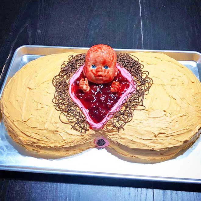 funny baby shower cakes