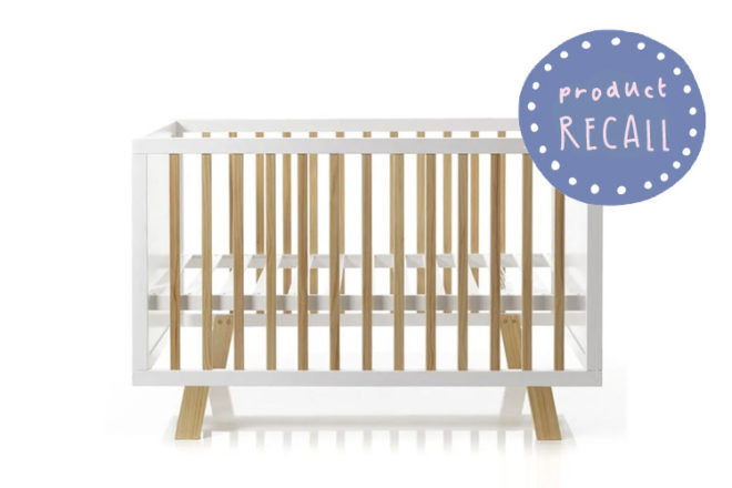 Adairs Cot recalled nationwide
