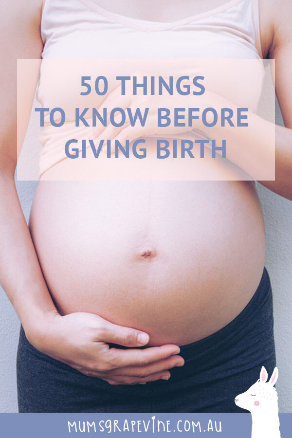 50 THINGS other mums want you to know before giving birth