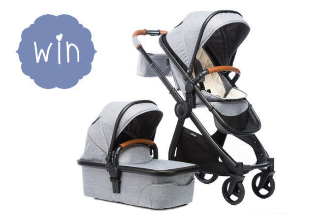 pram with capsule and bassinet