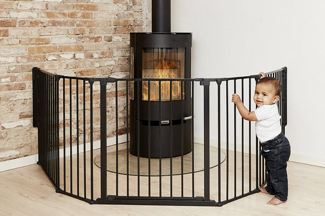 babydan no trip wooden stair gate