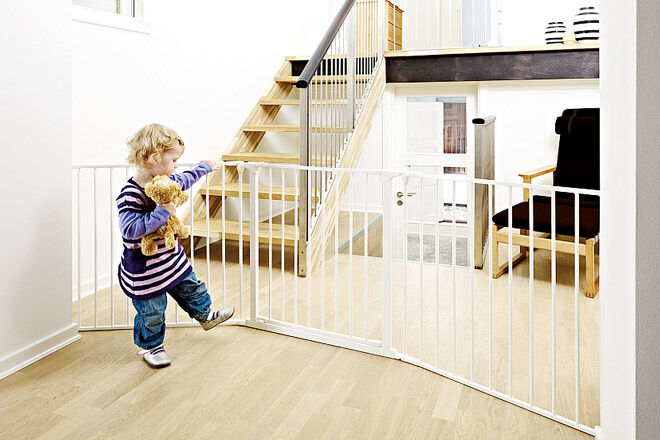 babydan wooden stair gate