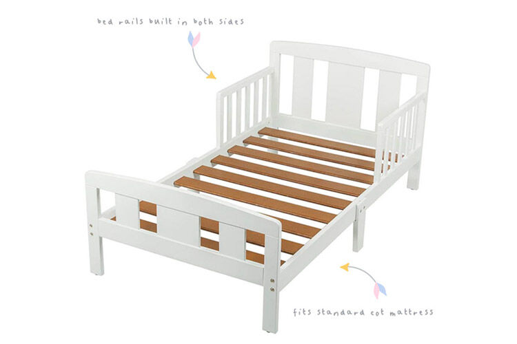 kids single bed with sides