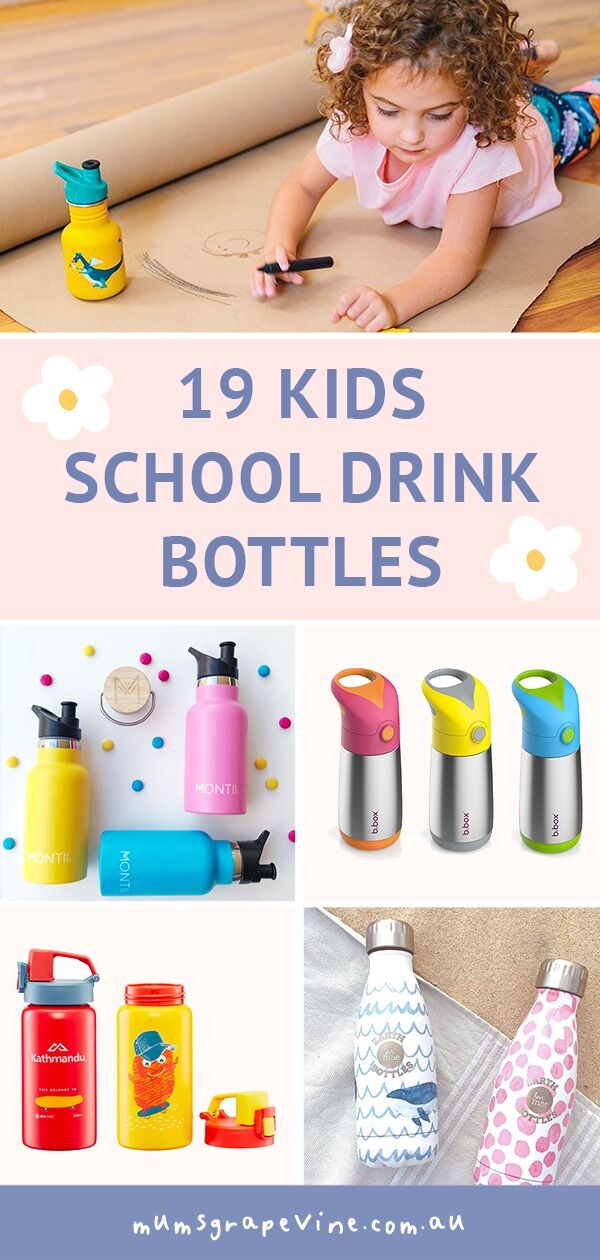 children's non plastic water bottle