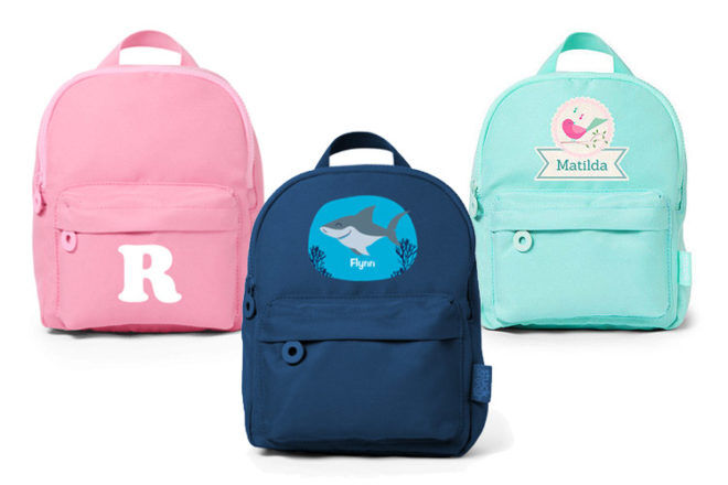 personalised backpacks for kids