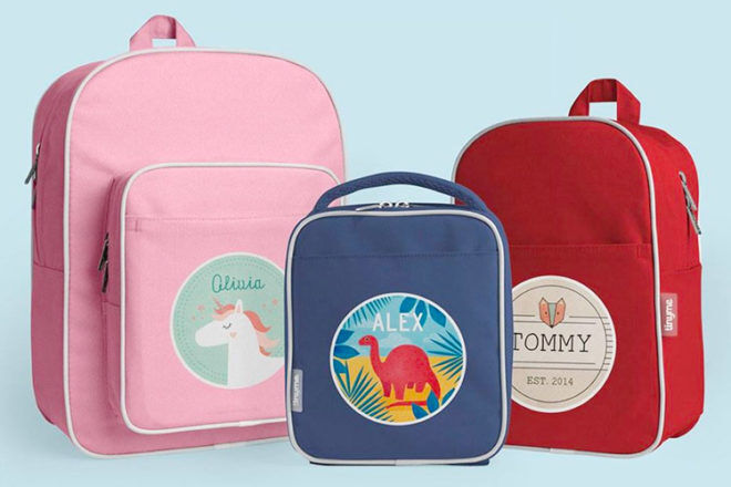 personalised backpacks