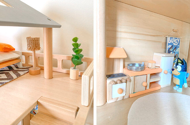 How to make a Bluey doll house | Mum's Grapevine