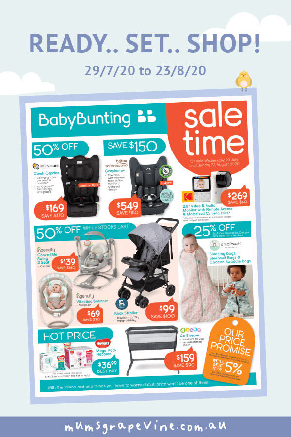 baby bunting catalogue sale