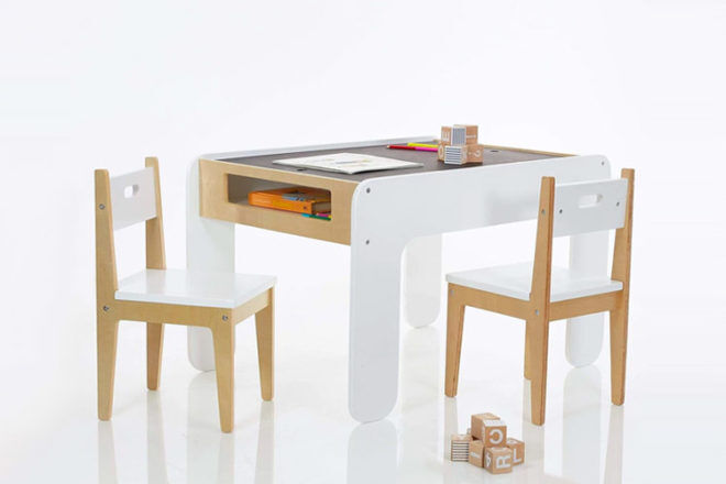 kids fold away table and chairs