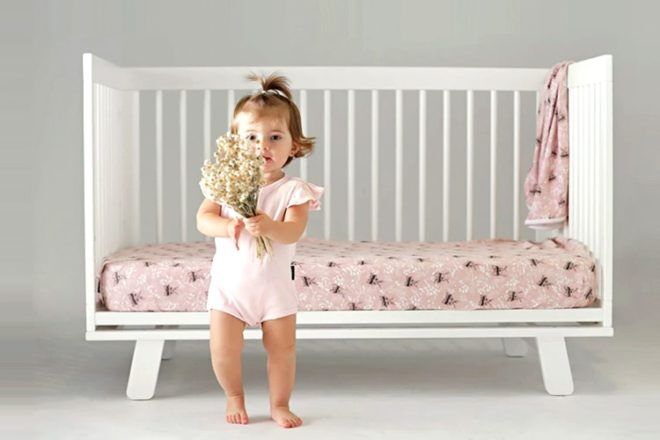 pretty cot bedding