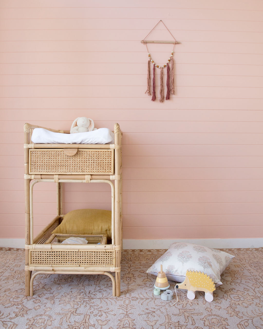 rattan baby change table