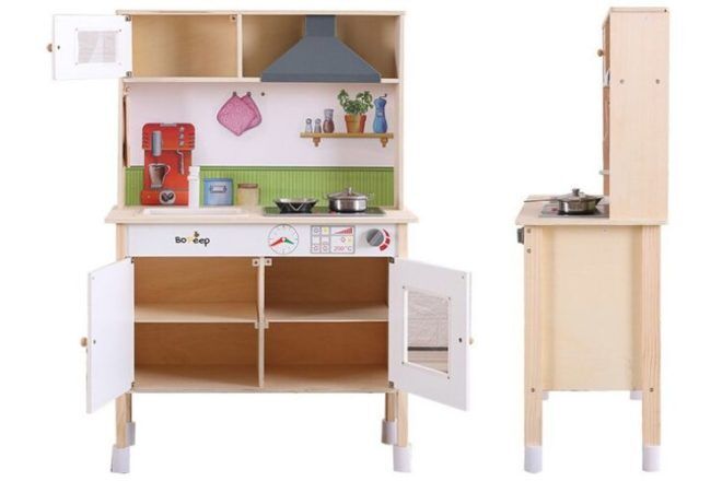 hape deluxe wooden kitchen with pantry