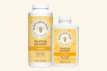 burt talc dusting
