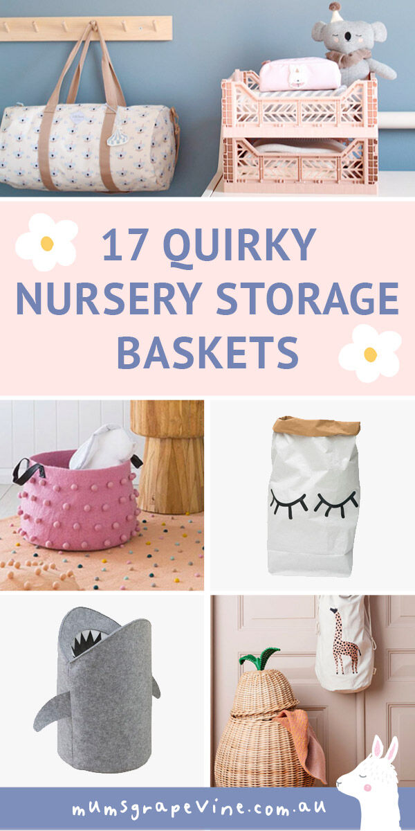 nursery storage baskets australia