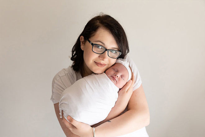 Mum finds out she's pregnant at 28 weeks