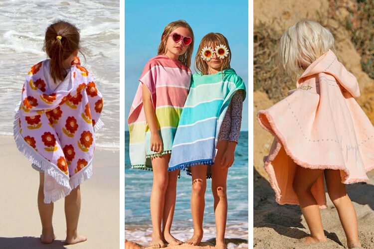 Kids Hooded Beach Towel