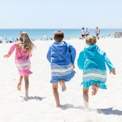 Hooded Childrens Beach Towels For Girls 90x120cm Hooded Towels