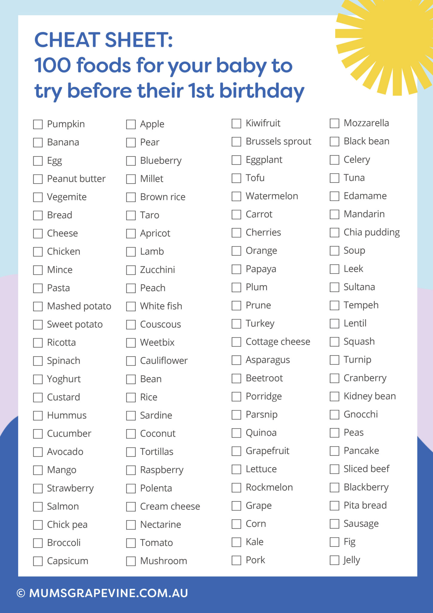 baby-food-checklist-australia