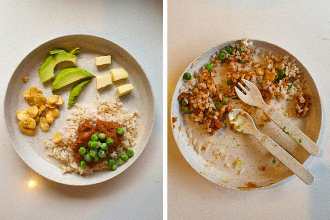 Before and After what kids eat