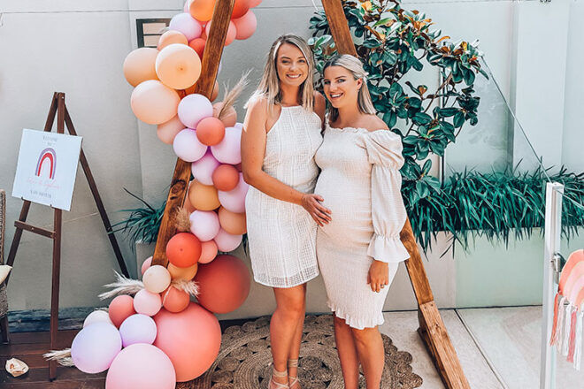 Boho Rainbow baby shower